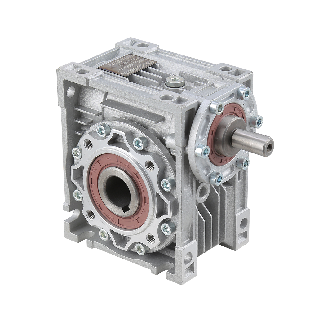 NMRV30 Single Step Mini Worm Gearbox 5-100 Ratio Speed Reducing 1400rpm Universal Speed Reducers