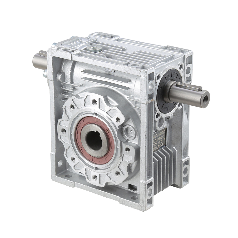 NMRV30 Single Step Mini Worm Gearbox 5-100 Ratio Speed Reducing 1400rpm Universal Speed Reducers
